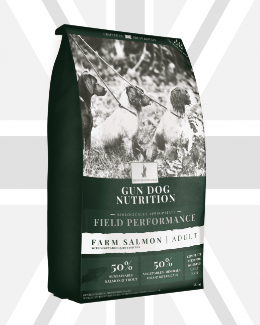 Hunters Natural Field Performance Grain Free Salmon Working Dog Food For Gun Dogs, Sheep Dogs